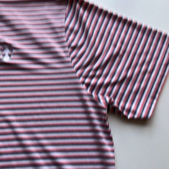 Matte Grey Performance Golf Polo Sz. L - Picture 3 of 8